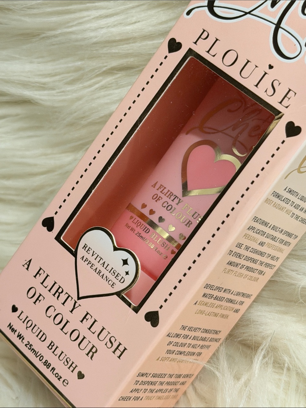 P. Louise The Cheek Of It Liquid Blush in CUTIE CAKE (Pink) BNIB NEW! - Picture 3 of 6